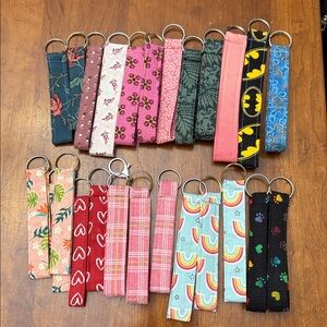 3/$8 Keychain wristlets